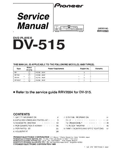 Pioneer dvd pioneer dv-515  Pioneer DVD dvd_pioneer_dv-515.pdf