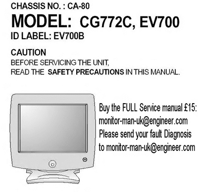 LG CG772C CA-80 EV700B  LG TV LG CG772C CA-80 EV700B.djvu