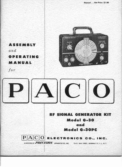PACO g30  PACO G-30 g30.djvu