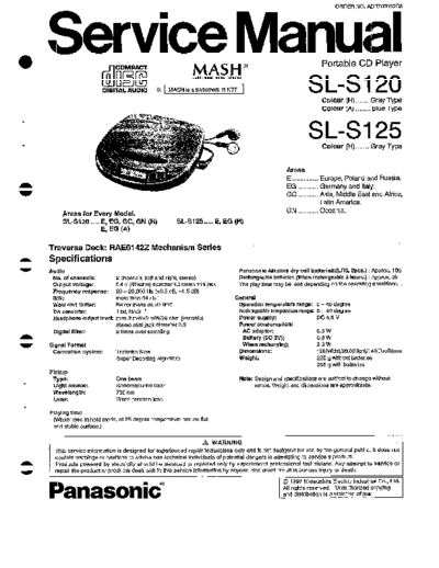 panasonic panasonic sl-s125  panasonic Audio panasonic_sl-s125.pdf