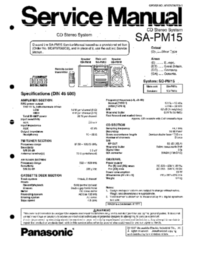 panasonic sa-pm15 142  panasonic Audio sa-pm15_142.pdf