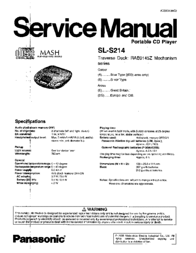 panasonic sl-s214  panasonic Audio sl-s214.pdf