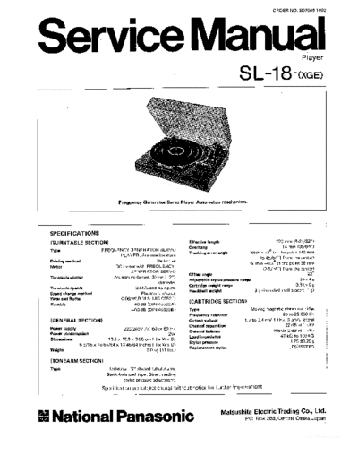 panasonic ve national panasonic sl-18 service en  panasonic Audio ve_national_panasonic_sl-18_service_en.pdf