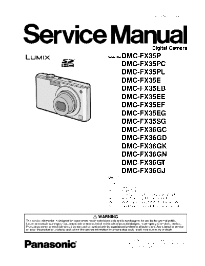 panasonic DMC-FX35 FX36  panasonic Cam DMC-FX35 FX36.pdf