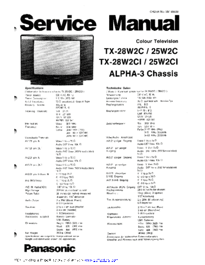 panasonic sm chassis alpha3  panasonic TV sm chassis alpha3.pdf