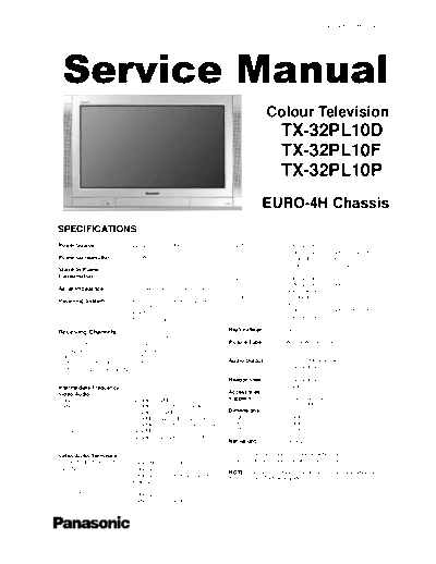 panasonic tx32pl10  panasonic TV tx32pl10.pdf