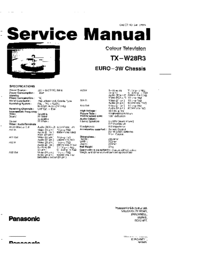 panasonic TXW28R3-Euro3  panasonic TV TXW28R3-Euro3.pdf