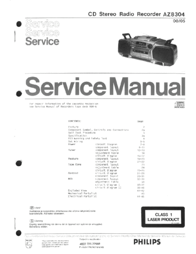 Philips az8304 cd information 392  Philips Audio az8304_cd_information_392.pdf