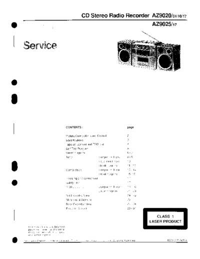 Philips az9020-9025  Philips Audio az9020-9025.pdf