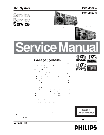 Philips FW-M569  Philips Audio FW-M569.PDF