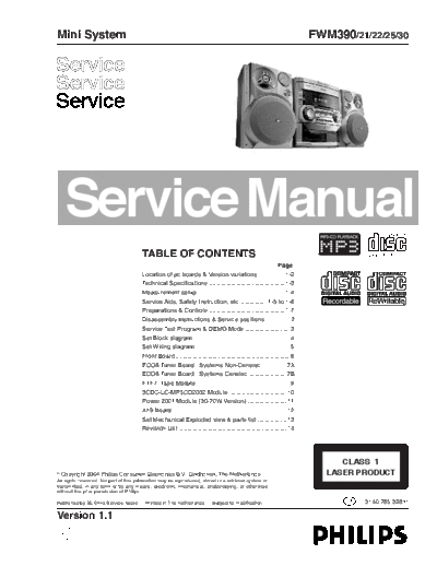 Philips FWM390  Philips Audio FWM390.PDF