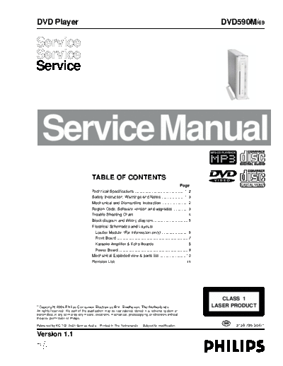 Philips DVD590M  Philips CD DVD DVD590M.PDF