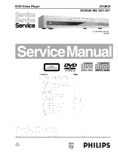 Philips dvd634 dvd sm  Philips CD DVD dvd634_dvd_sm.pdf