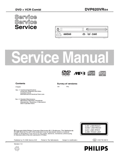 Philips DVP620VR-04  Philips CD DVD DVP620VR-04.PDF