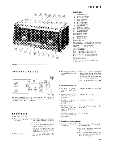 Philips b6x12a  Philips Historische Radio`s b6x12a.pdf