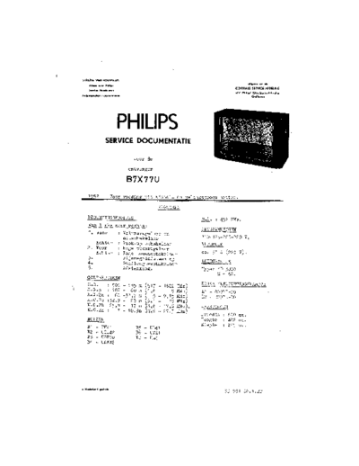 Philips b7x77u  Philips Historische Radio`s b7x77u.pdf