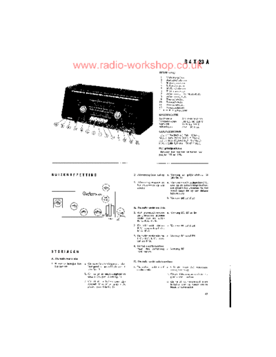 Philips phillips B4X23A  Philips Historische Radio`s phillips B4X23A.pdf