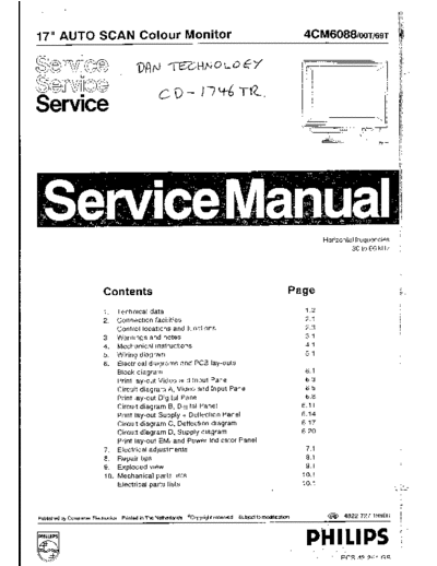Philips 4cm6088  Philips Monitor 4cm6088.pdf