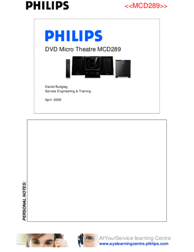 Philips mcd289 note pages 205  Philips Philips ays learning centre (div Training Manuals) mcd289_note_pages_205.pdf