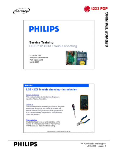 Philips troubleshooting lge 42x3 180  Philips Philips ays learning centre (div Training Manuals) troubleshooting_lge_42x3_180.pdf