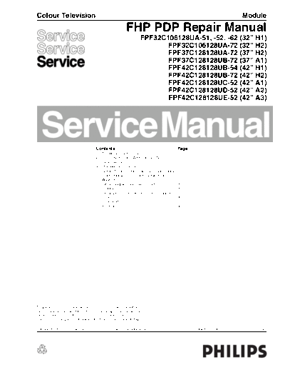 Philips philips fhp pdp repair manual 181  Philips Plasma philips_fhp_pdp_repair_manual_181.pdf