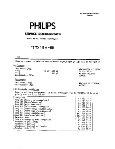 Philips 17TX111A  Philips TV 17TX111A.pdf