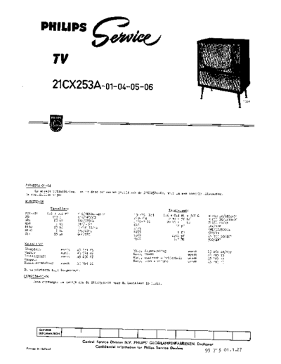 Philips 21CX253A  Philips TV 21CX253A.pdf