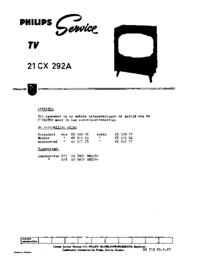 Philips 21CX292A  Philips TV 21CX292A.pdf