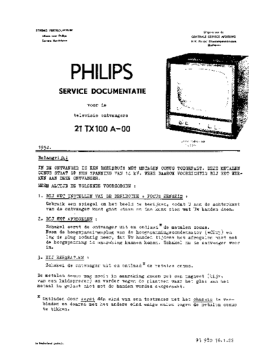 Philips 21TX100A  Philips TV 21TX100A.pdf
