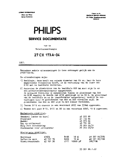 Philips 27CX173A  Philips TV 27CX173A.pdf
