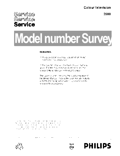 Philips model number survey2000  Philips TV model_number_survey2000.pdf