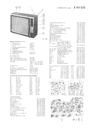 Philips X19T572  Philips TV X19T572.pdf