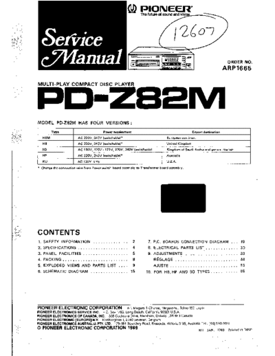 Pioneer pd z82m arp1665 160  Pioneer Audio pd_z82m_arp1665_160.pdf