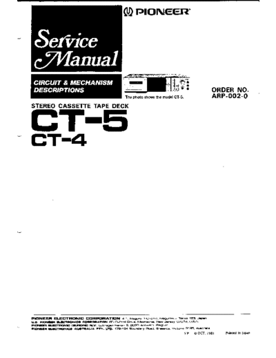 Pioneer ct-5 ct-4  Pioneer Audio pioneer_ct-5_ct-4.pdf