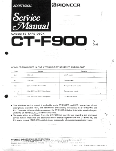 Pioneer pioneer ct-f900  Pioneer Audio pioneer_ct-f900.pdf