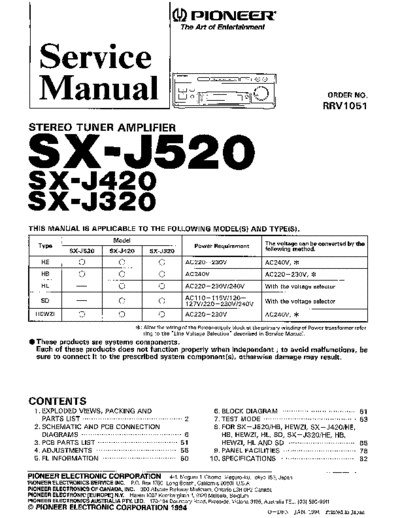 Pioneer sx-j320 sx-j420 sx-j520  Pioneer Audio sx-j320_sx-j420_sx-j520.pdf