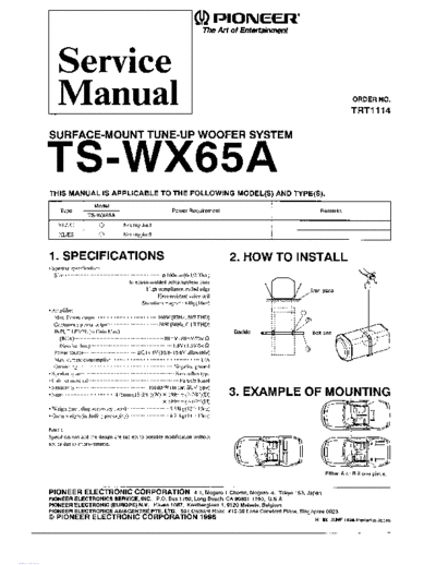 Pioneer TS-WX65A  Pioneer Audio TS-WX65A.pdf