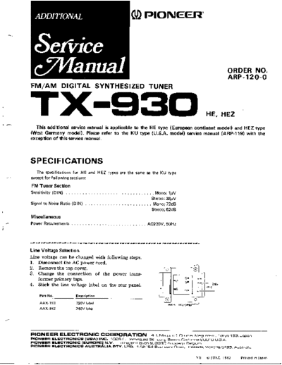 Pioneer tx 930 arp 120 0 871  Pioneer Audio tx_930_arp_120_0_871.pdf
