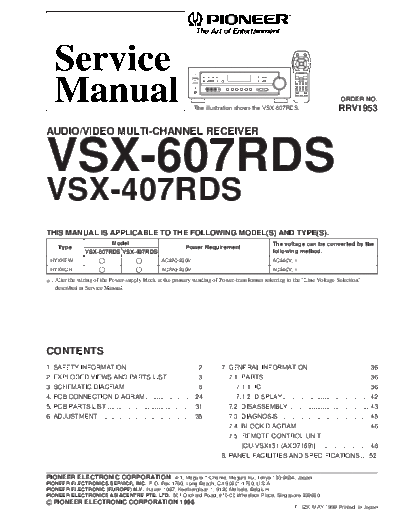 Pioneer vsx-407rds 607rds  Pioneer Audio vsx-407rds_607rds.pdf