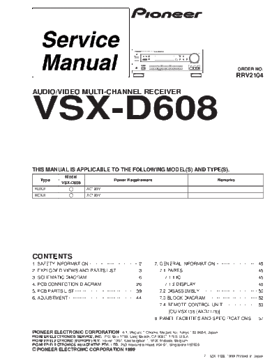 Pioneer vsx-d608  Pioneer Audio vsx-d608.pdf