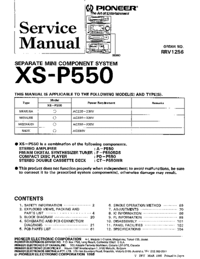 Pioneer xsp550 910  Pioneer Audio xsp550_910.pdf