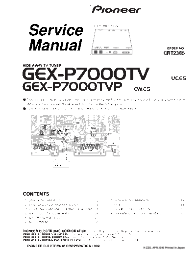 Pioneer crt2385 gex-p7000tv 563  Pioneer Car Audio crt2385_gex-p7000tv_563.pdf