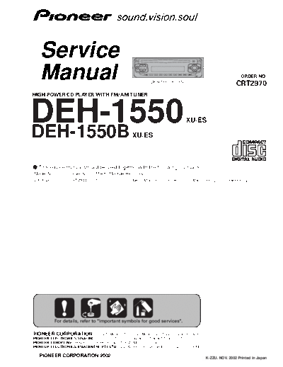 Pioneer deh-1550  Pioneer Car Audio deh-1550.pdf