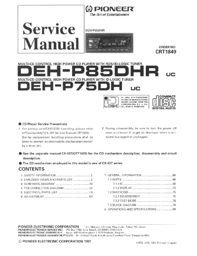 Pioneer deh-p75 p85 909  Pioneer Car Audio deh-p75_p85_909.pdf