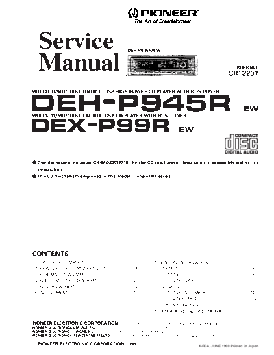 Pioneer deh-p945r dex-p99r  Pioneer Car Audio deh-p945r_dex-p99r.pdf