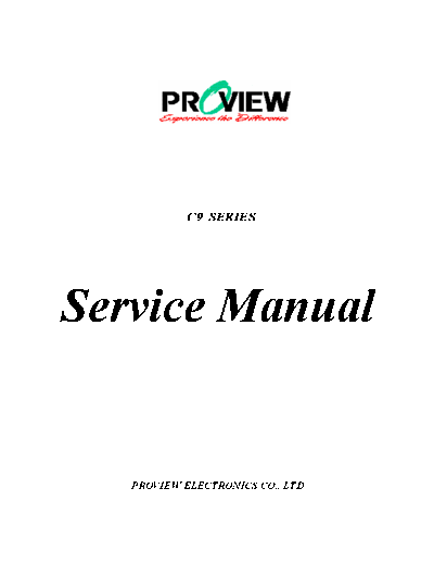 PROVIEW C9 series  PROVIEW Monitor C9 series.rar