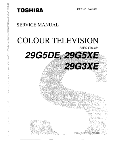 TOSHIBA 29G5DE 29G5DE 29G3XE  TOSHIBA TV 29G5DE_29G5DE_29G3XE.rar