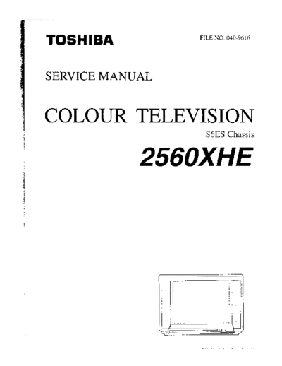 TOSHIBA 2560xhe  TOSHIBA TV 2560xhe.rar