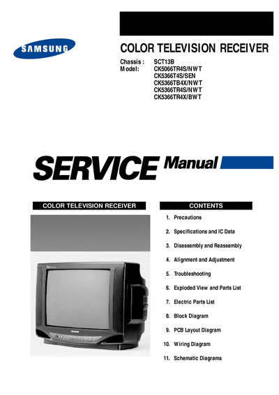 Samsung CK5366TR4X NWT  Samsung TV CK5366TR4X CK5366TR4X_NWT.djvu