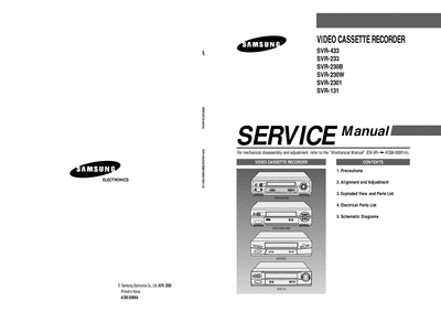 Samsung SVR 131  Samsung Video SVR-131 SVR_131.djvu